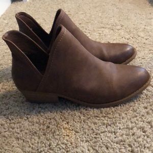 brown ankle boot